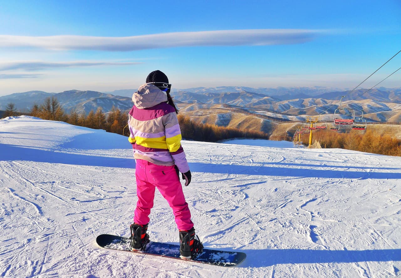 Perfect ski day
